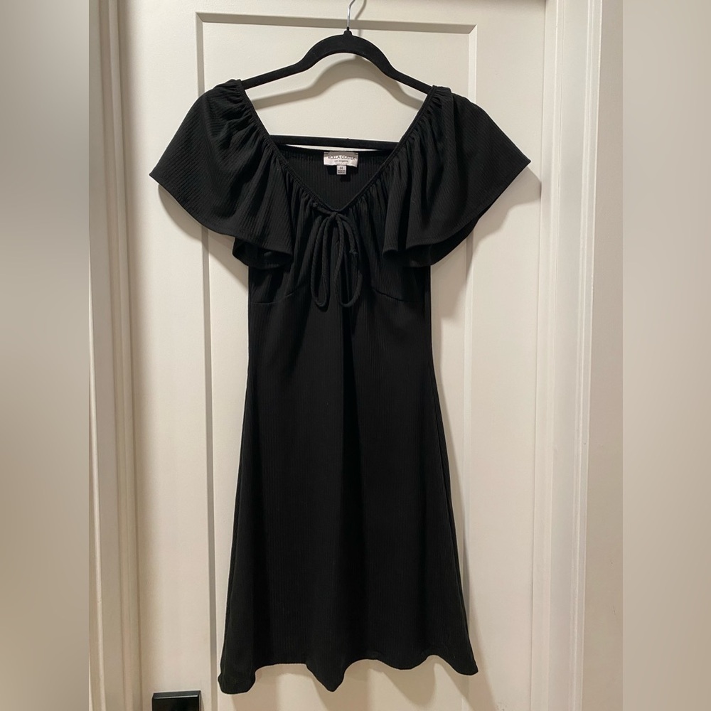 Rolla Coster Black Ruffle Mini Dress